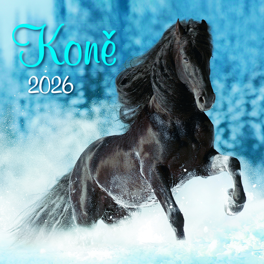 Nástěnný kalendář Koně 2026 Nástěnný kalendář Koně 2026