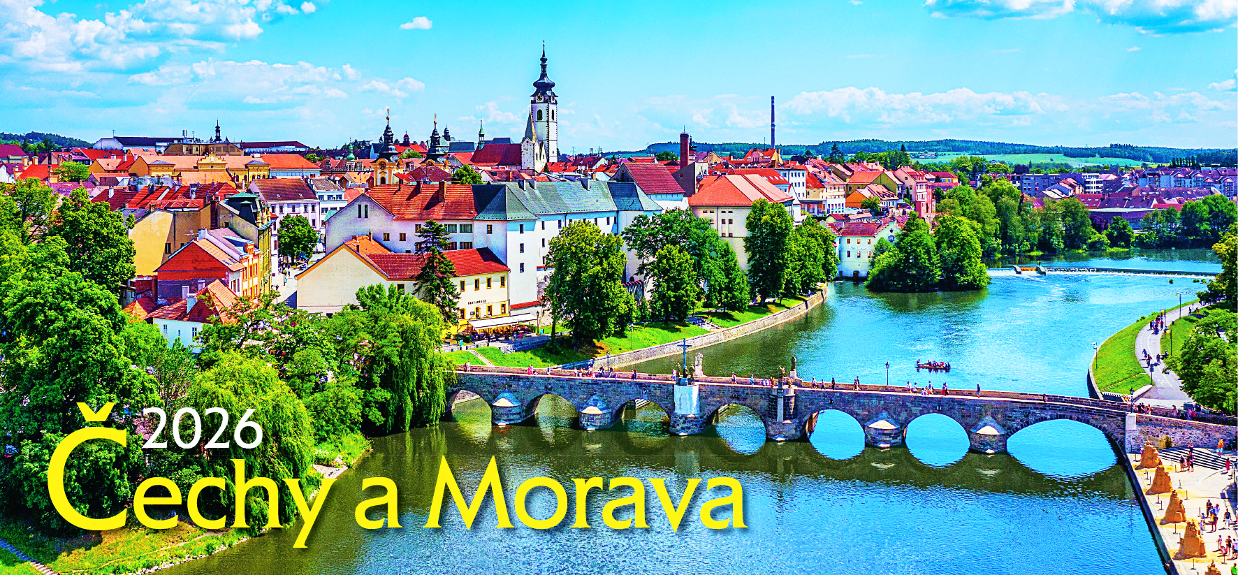 Stolní kalendář Čechy a Morava 2026