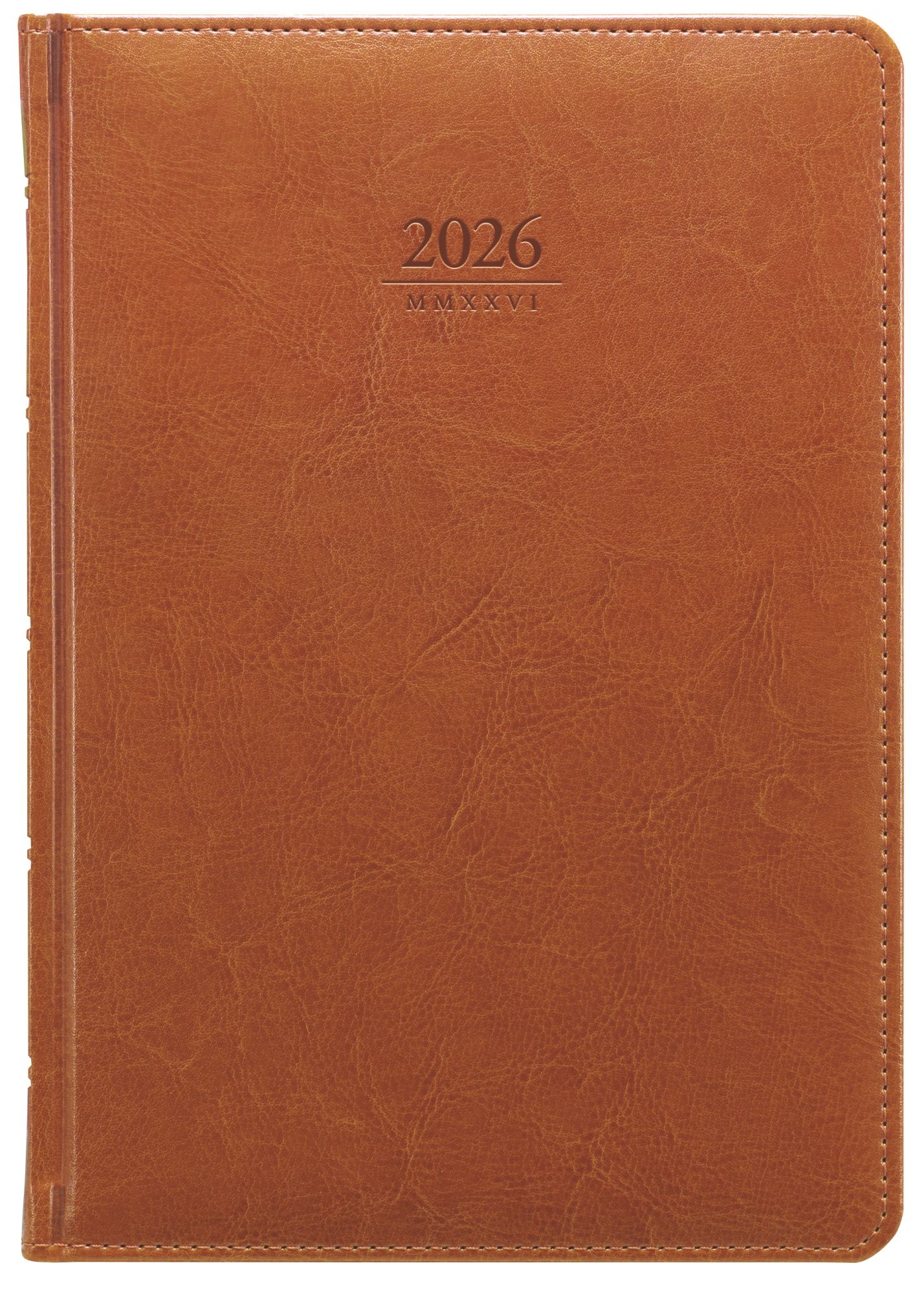 Denní diář Kastor 2026, A5 - hnědá