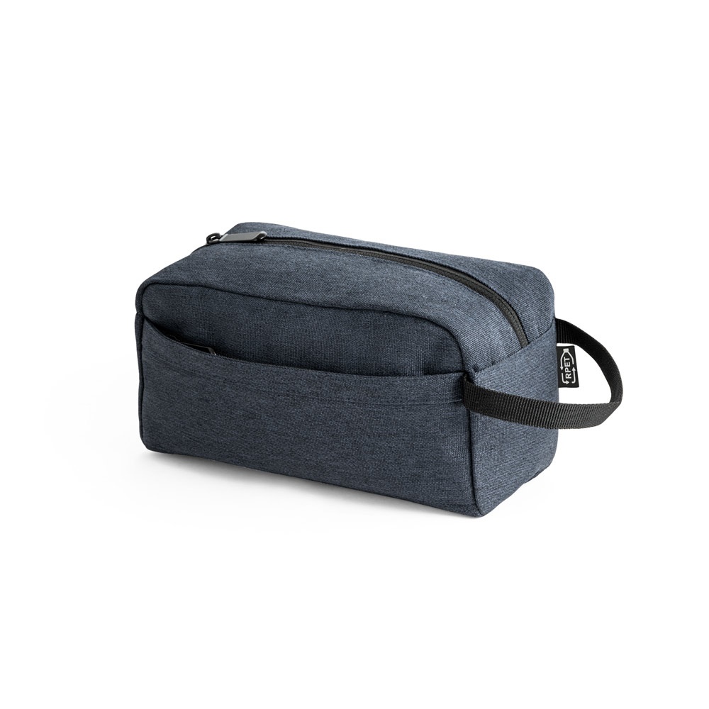 REPURPOSE BAG. Kosmetická taška 600D recyklovaného polyesteru - modrá