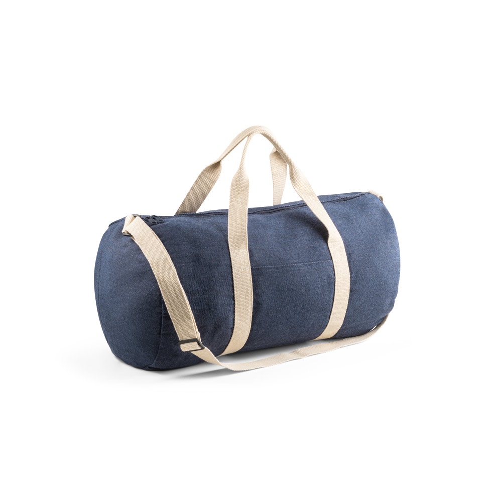 DENIM BAG. Sportovní taška z džínoviny (300 g/m²) - modrá