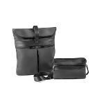 ROVER BACKPACK. Batoh z mikrovlákna a PU - černá ROVER BACKPACK. Batoh z mikrovlákna a PU - černá