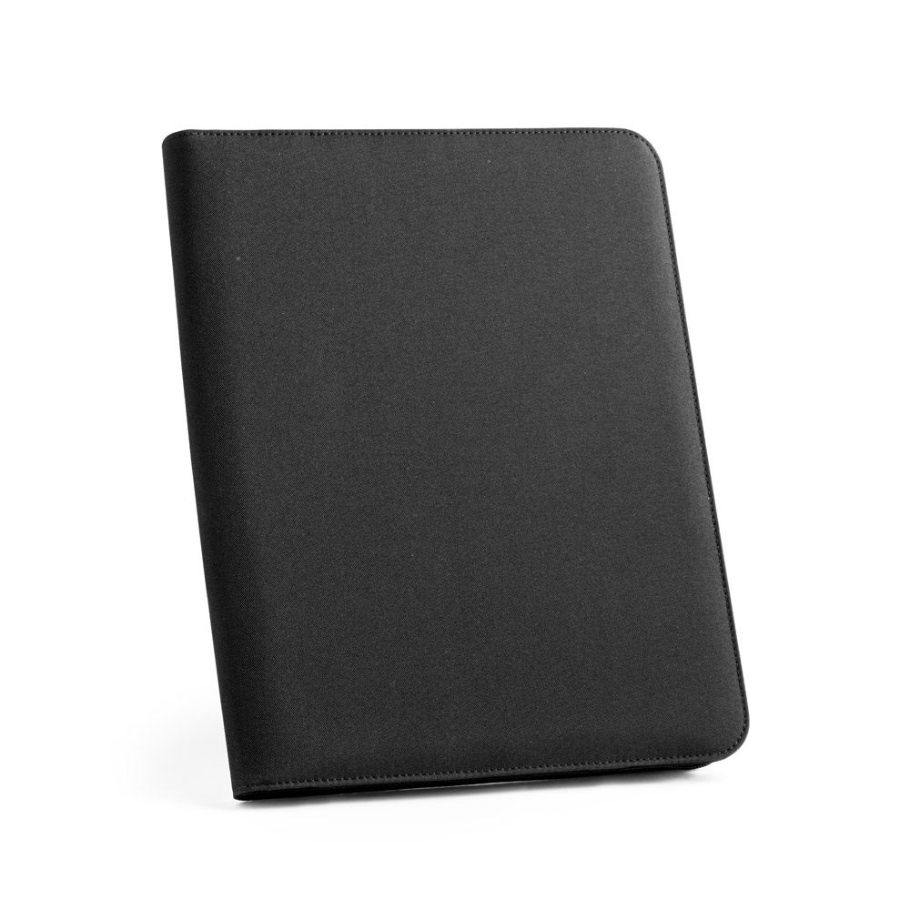 EMERGE FOLDER. Složka A4 z materiálu recyklovaného polyesteru (100% rPET) 300D se zipem