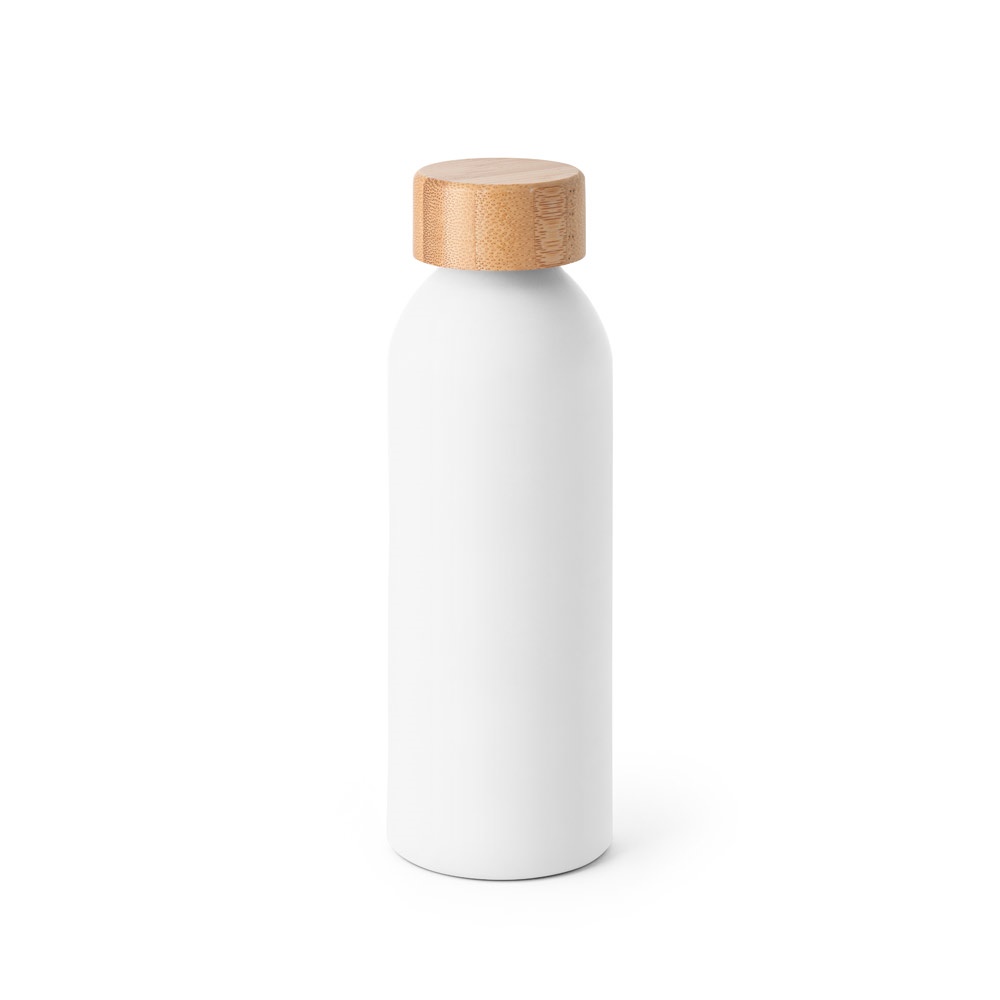 QUETA. Hliníková láhev s bambusovým víčkem 550 ml