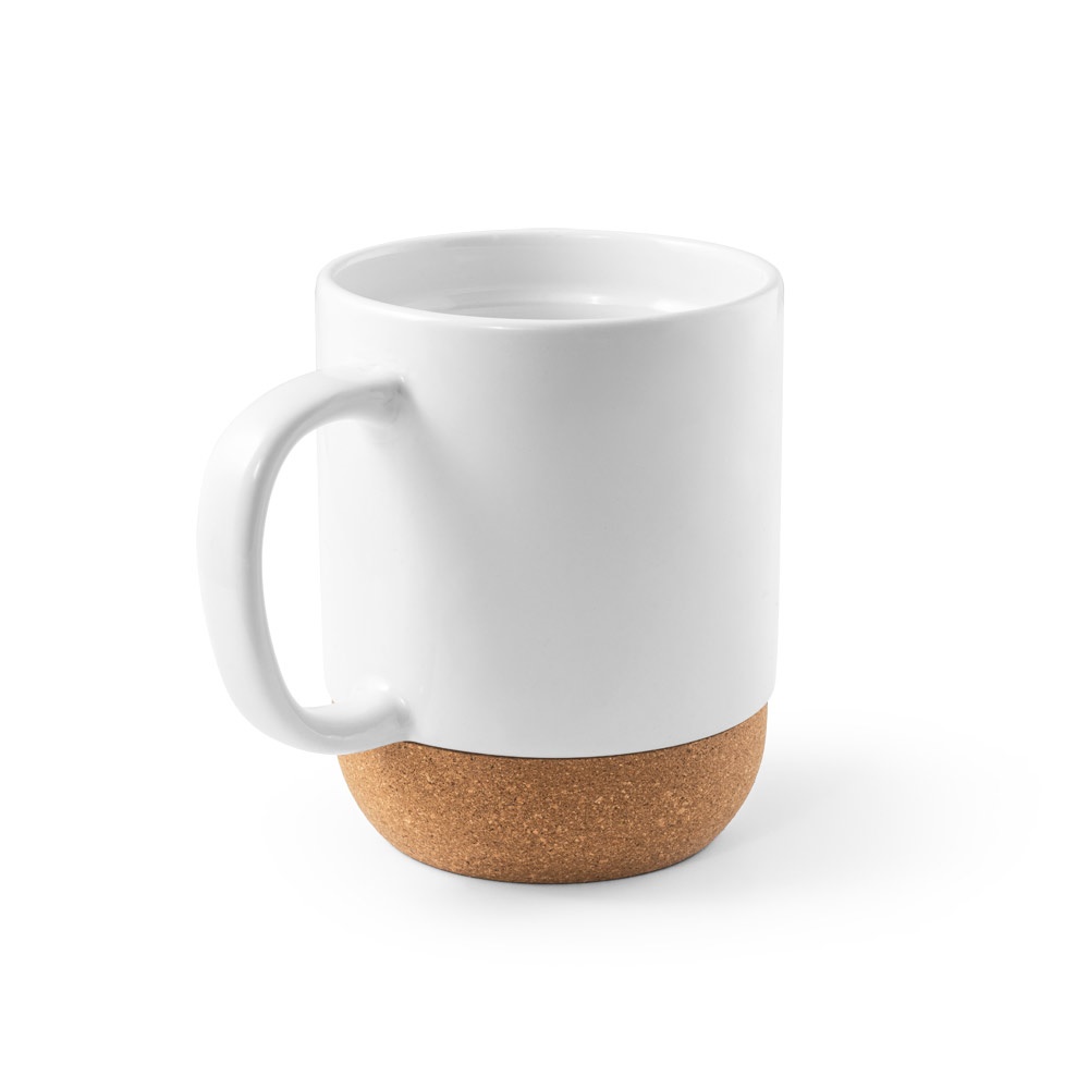 RORY SUB. Keramický hrnek se sublimačním povlakem 390 ml - bílá