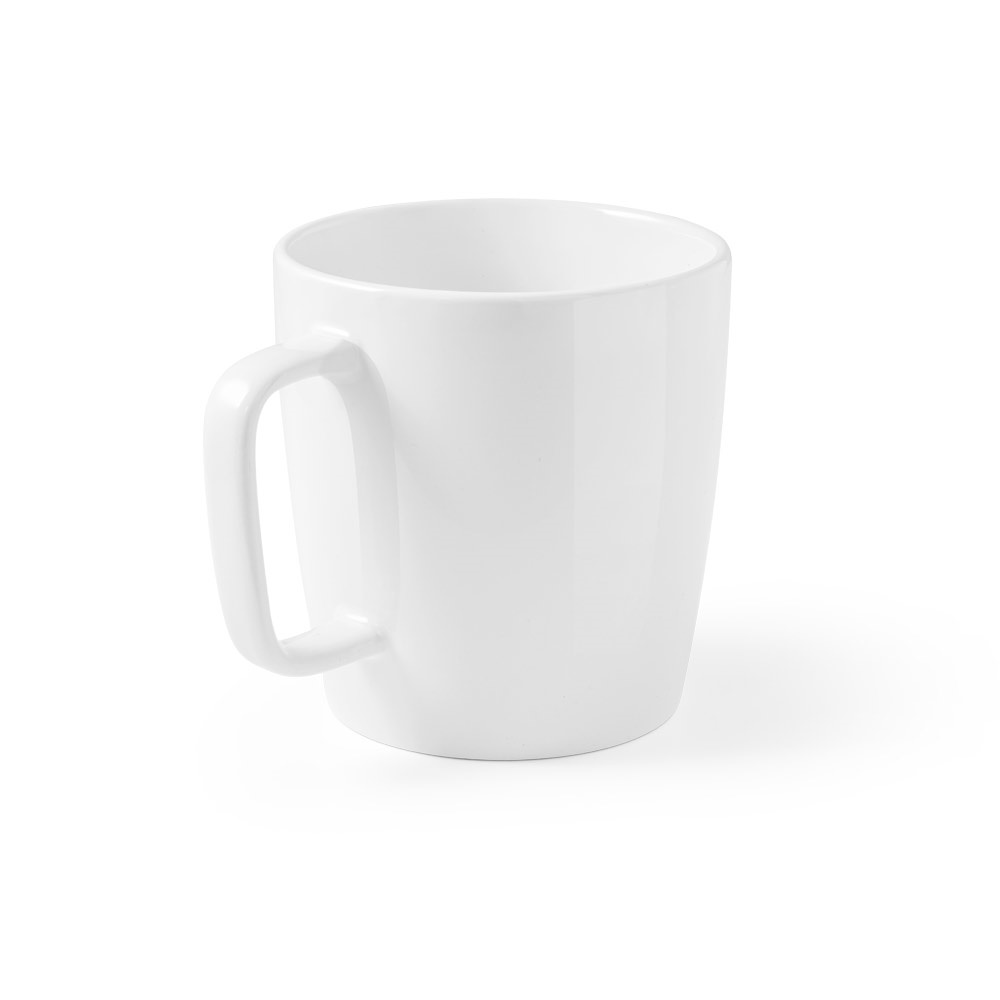 DHONI WHITE. Keramický hrnek 450 ml - bílá