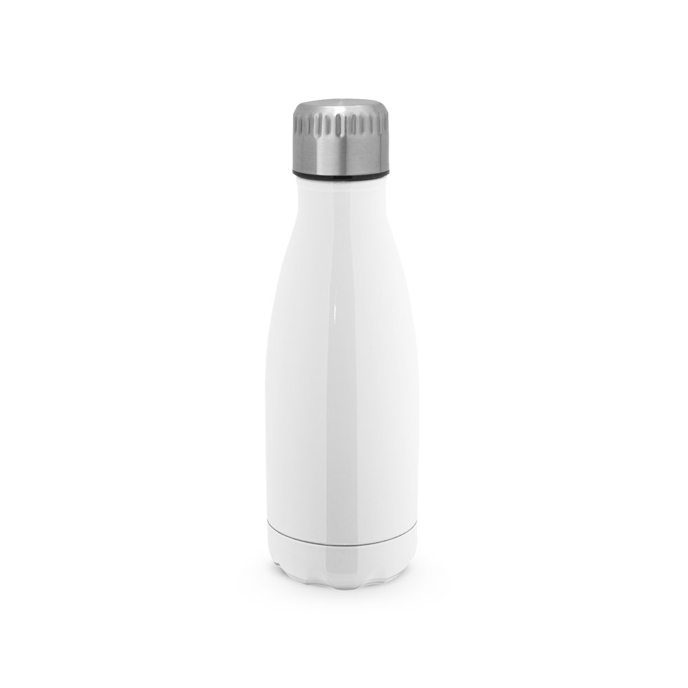 AMORTI S. Sublimační láhev z nerezové oceli o objemu 380 ml - bílá
