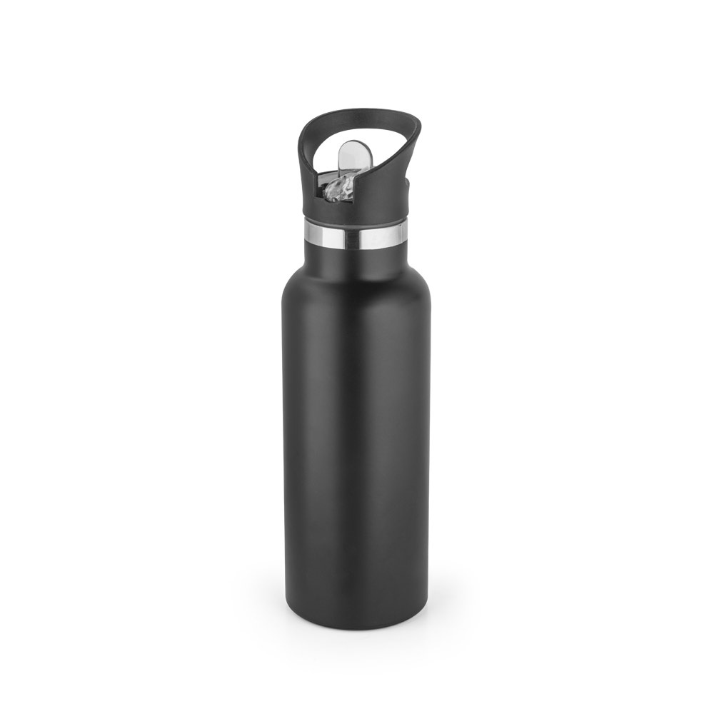NORTON. Láhev z nerezové oceli s PP uzávěrem 570 ml - černá