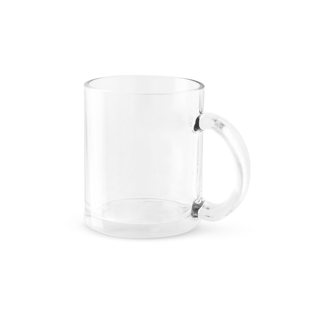 CARMO. Skleněný hrnek pro sublimaci 350 ml - transparentní