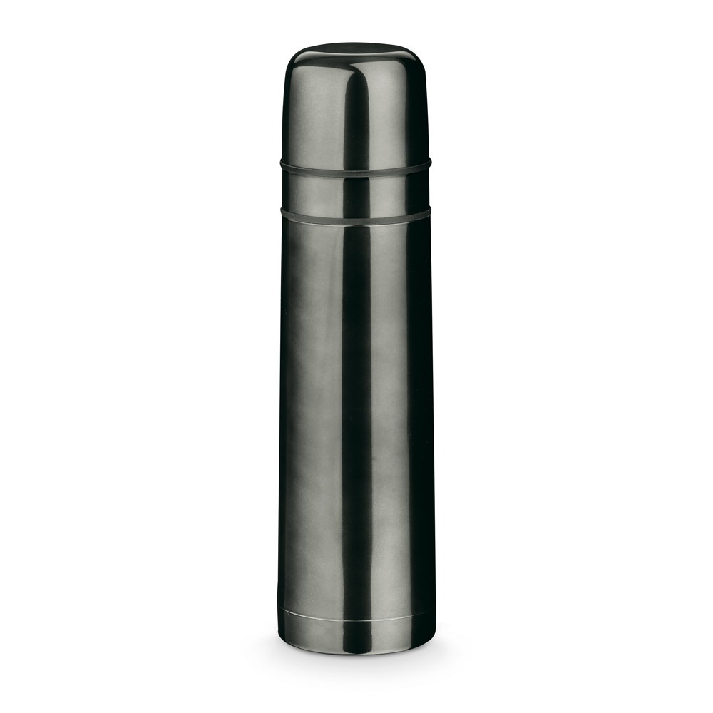 HEAT. Nerezová termoska 750 ml - ocelově šedá