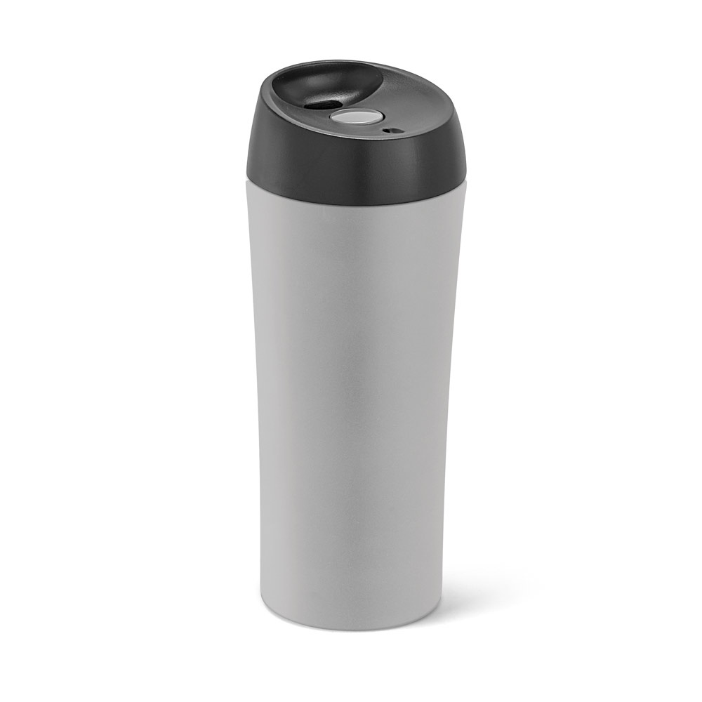 MONARDA. Cestovní hrnek z nerezové oceli a PP 470 ml