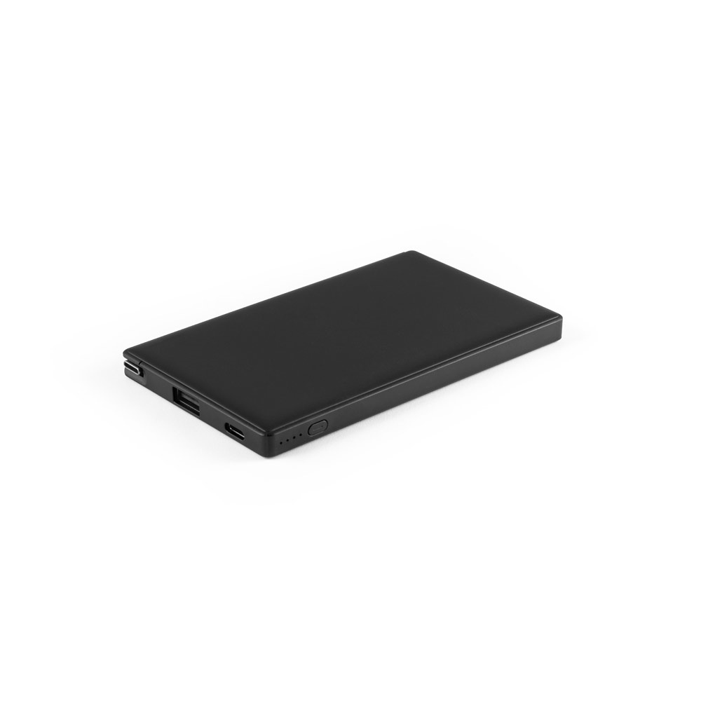 WIGNER. Powerbanka 4 000 mAh ve recyklovaného ABS (100% rABS) - černá