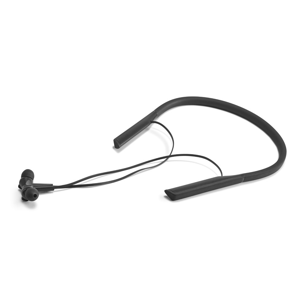 HEARKEEN. Sluchátka z ABS a silikonu 90 mAh - černá