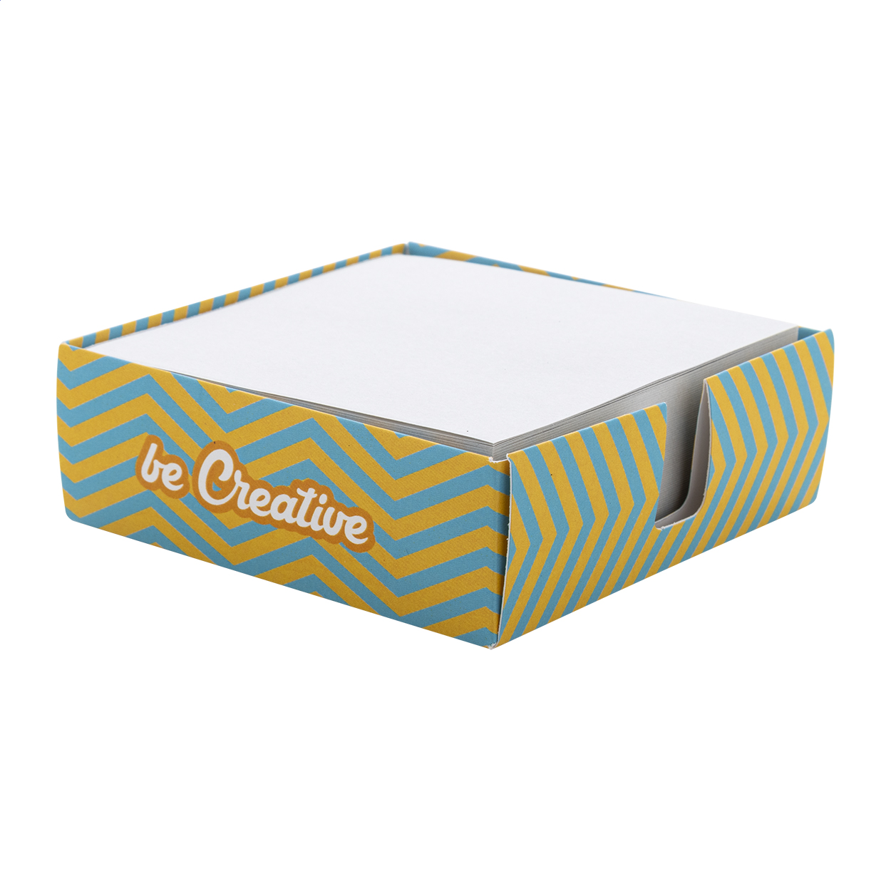 Notty kostka na poznámky na zakázku Bílá