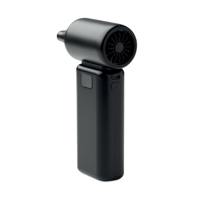 Výkonný ventilátor s LED světly Černá