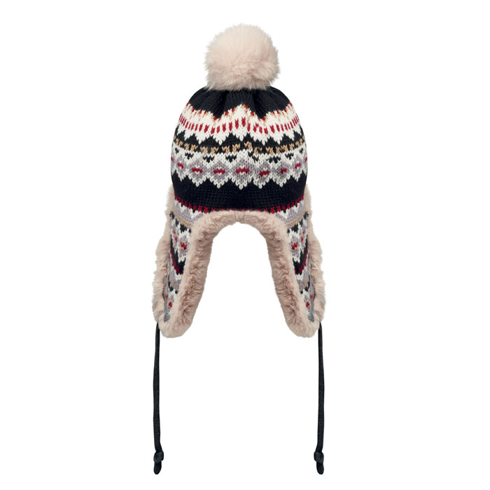 Pletená čepice s klapkami YULONG