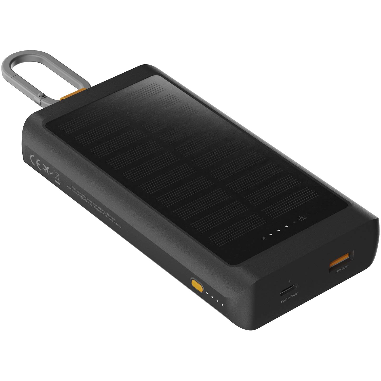 Powerbanka Xtorm Xtorm XG2S101 Go2 solární powerbanka 10 000 mAh 15 W se světlem  Charcoal