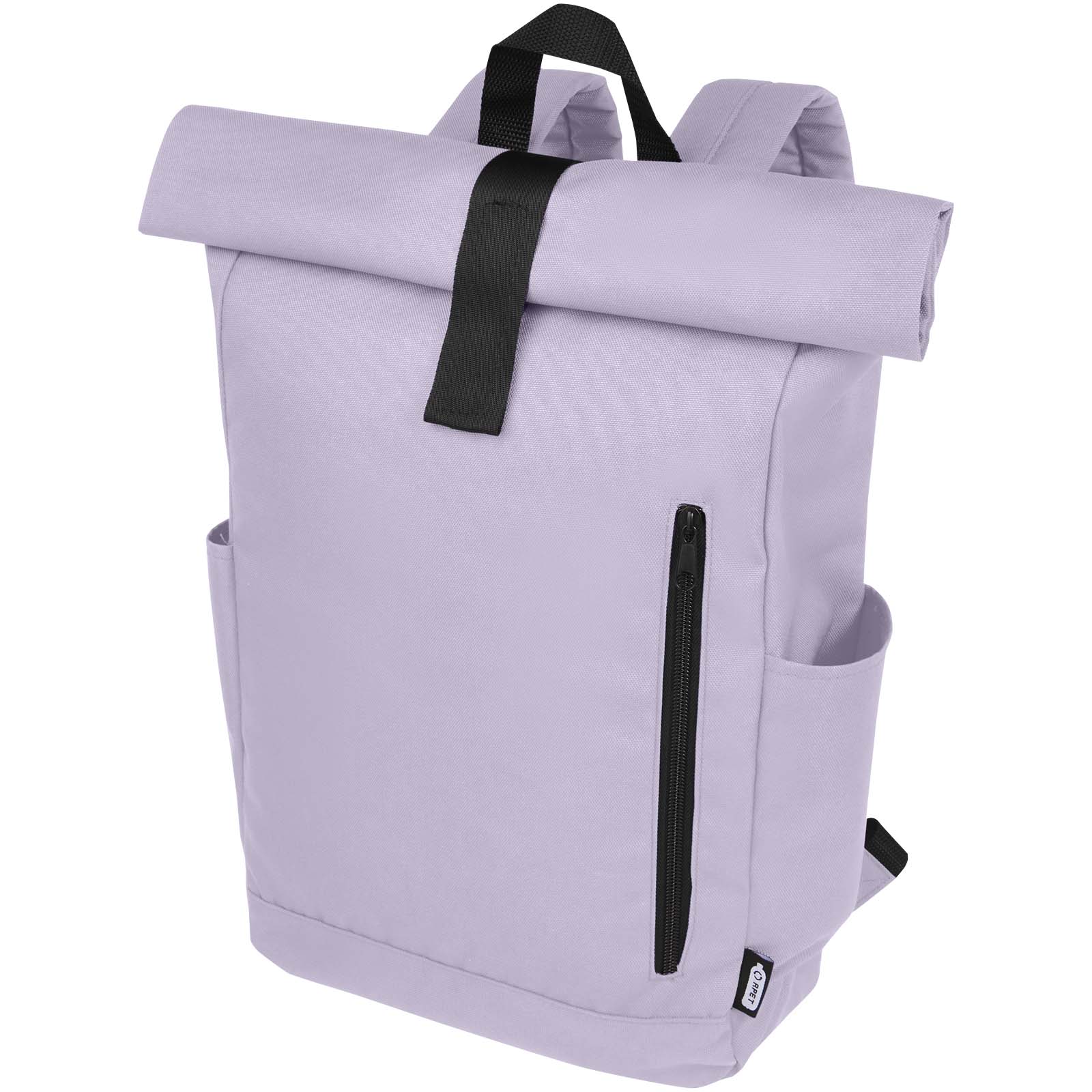 Batoh s rolovacím uzávěrem Byron s prostorem na 15,6palcový notebook, 18 l - Šeříková