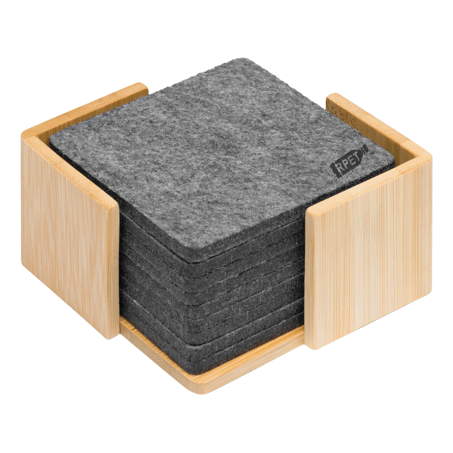 Plstěné tácky ECO BASE - hnědá / šedá Plstěné tácky ECO BASE - hnědá / šedá