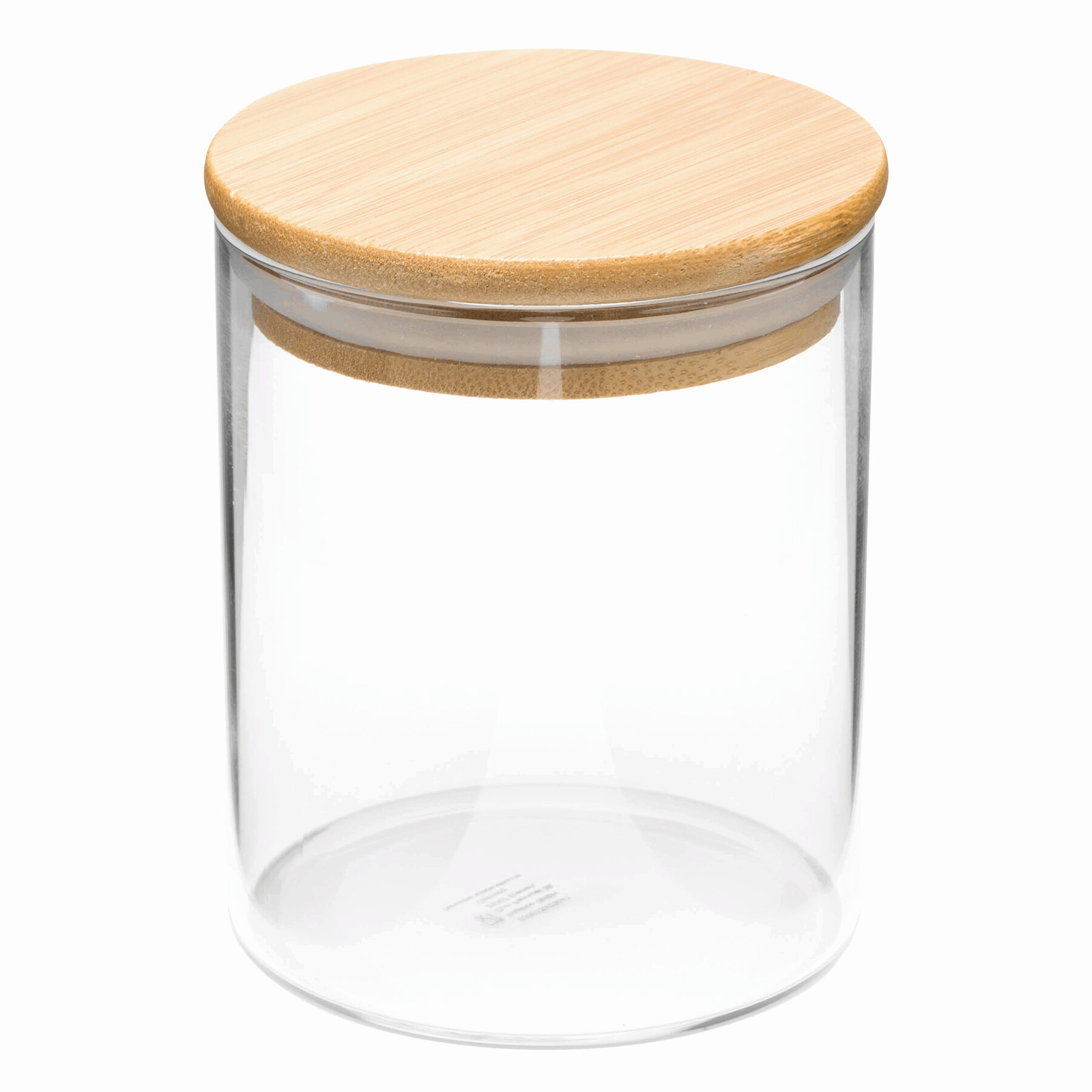 Skleněná nádoba ECO STORAGE S, kapacita: cca. 450 ml - hnědá / transparentní