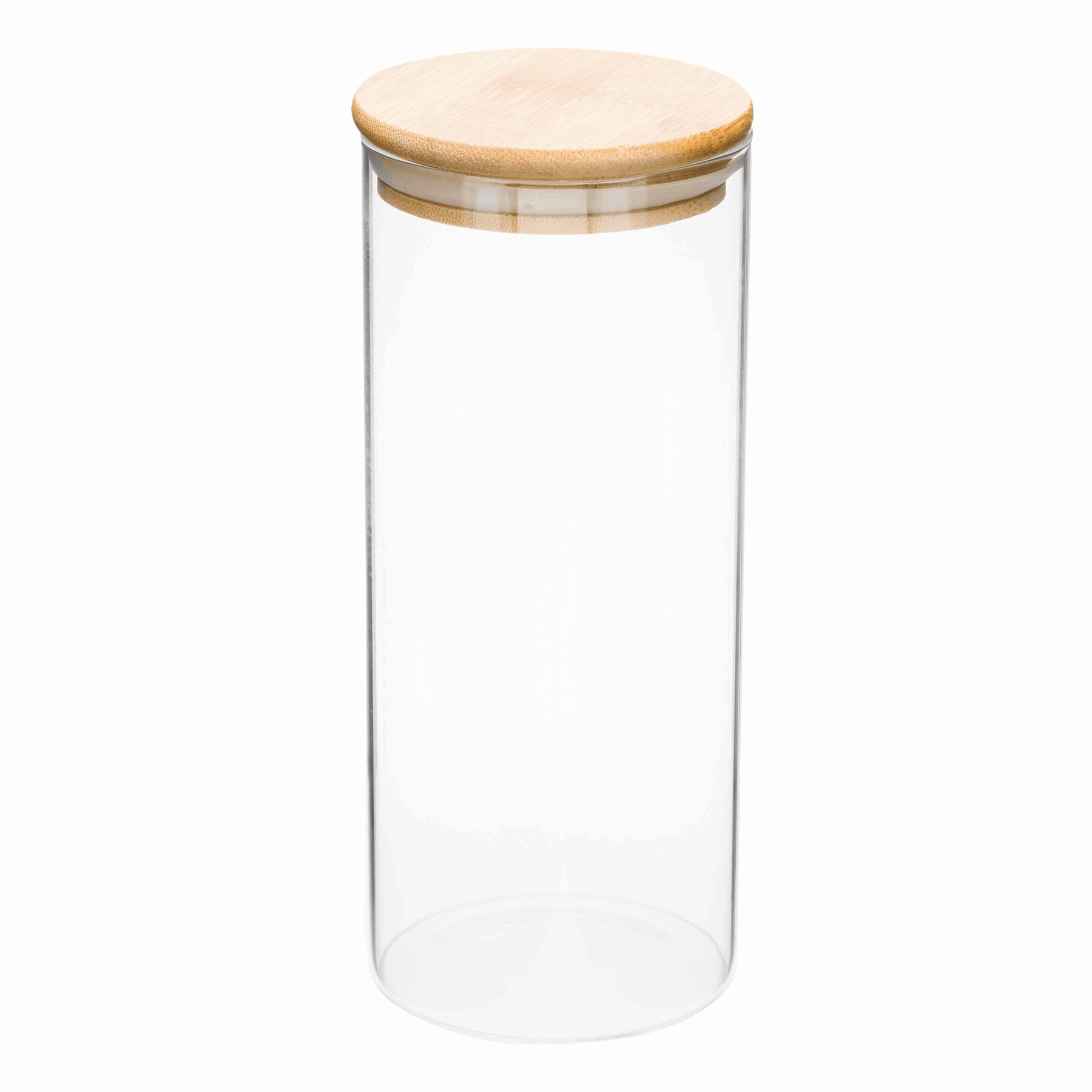 Skleněná nádoba ECO STORAGE L, kapacita: cca. 850 ml - hnědá / transparentní