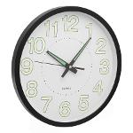 Nástěnné hodiny SUN - bílá / černá Nástěnné hodiny SUN - bílá / černá