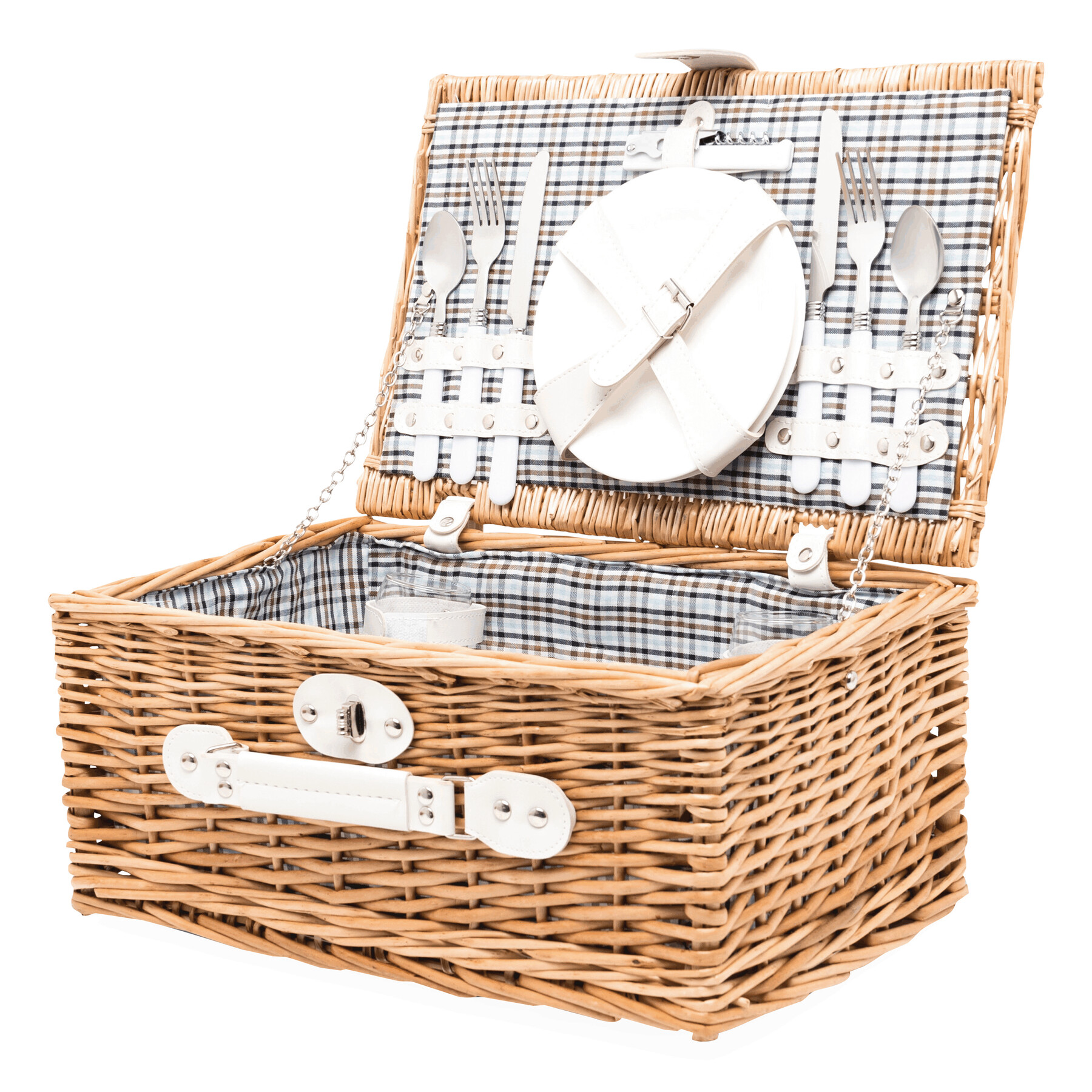 Proutěný piknikový koš KINGS PARK - hnědá Proutěný piknikový koš KINGS PARK - hnědá