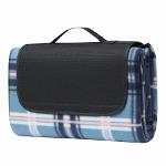 Pikniková deka OUTDOOR BREAK - bílá / černá / modrá Pikniková deka OUTDOOR BREAK - bílá / černá / modrá