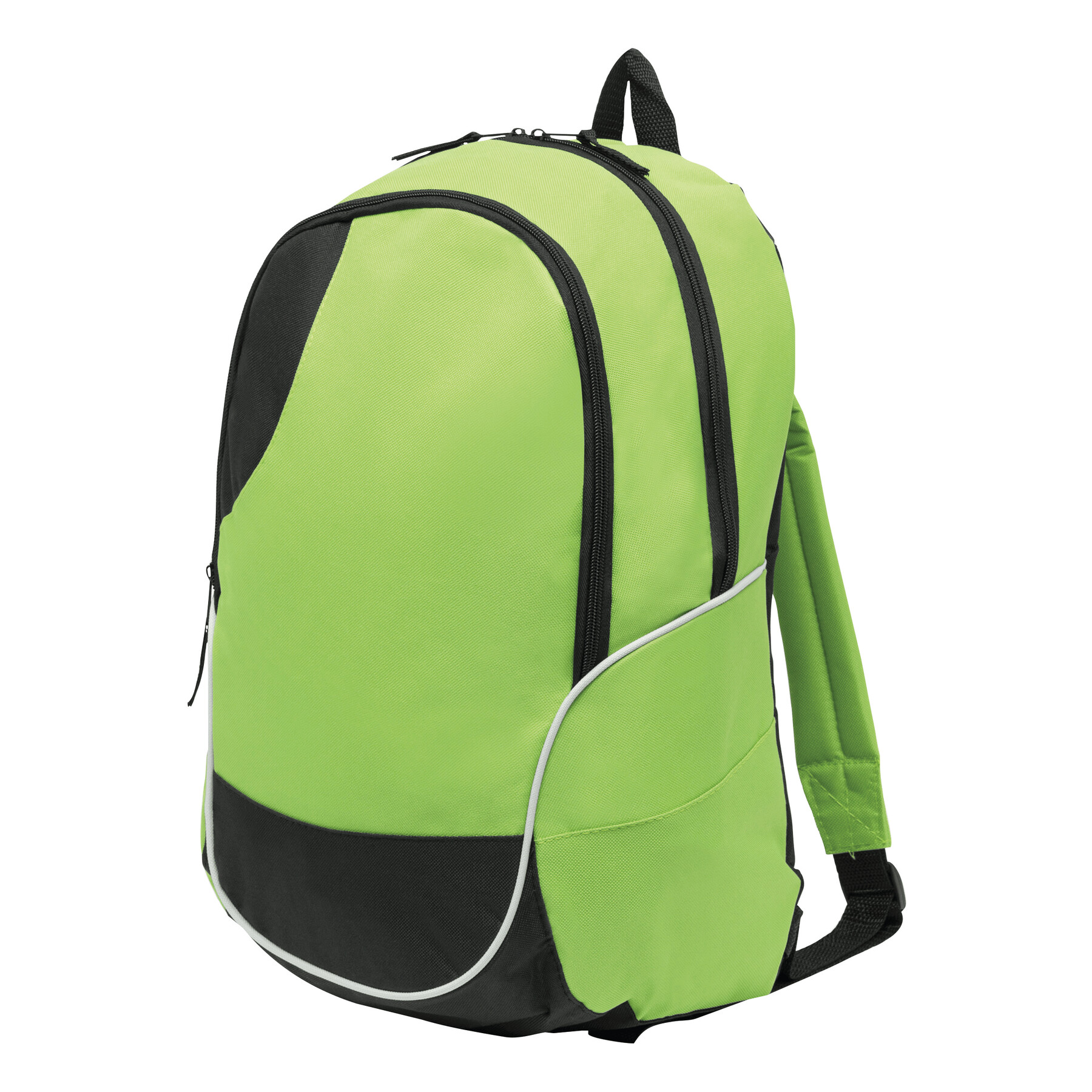 Batoh CURVE - černá / světle zelená Batoh CURVE - černá / světle zelená
