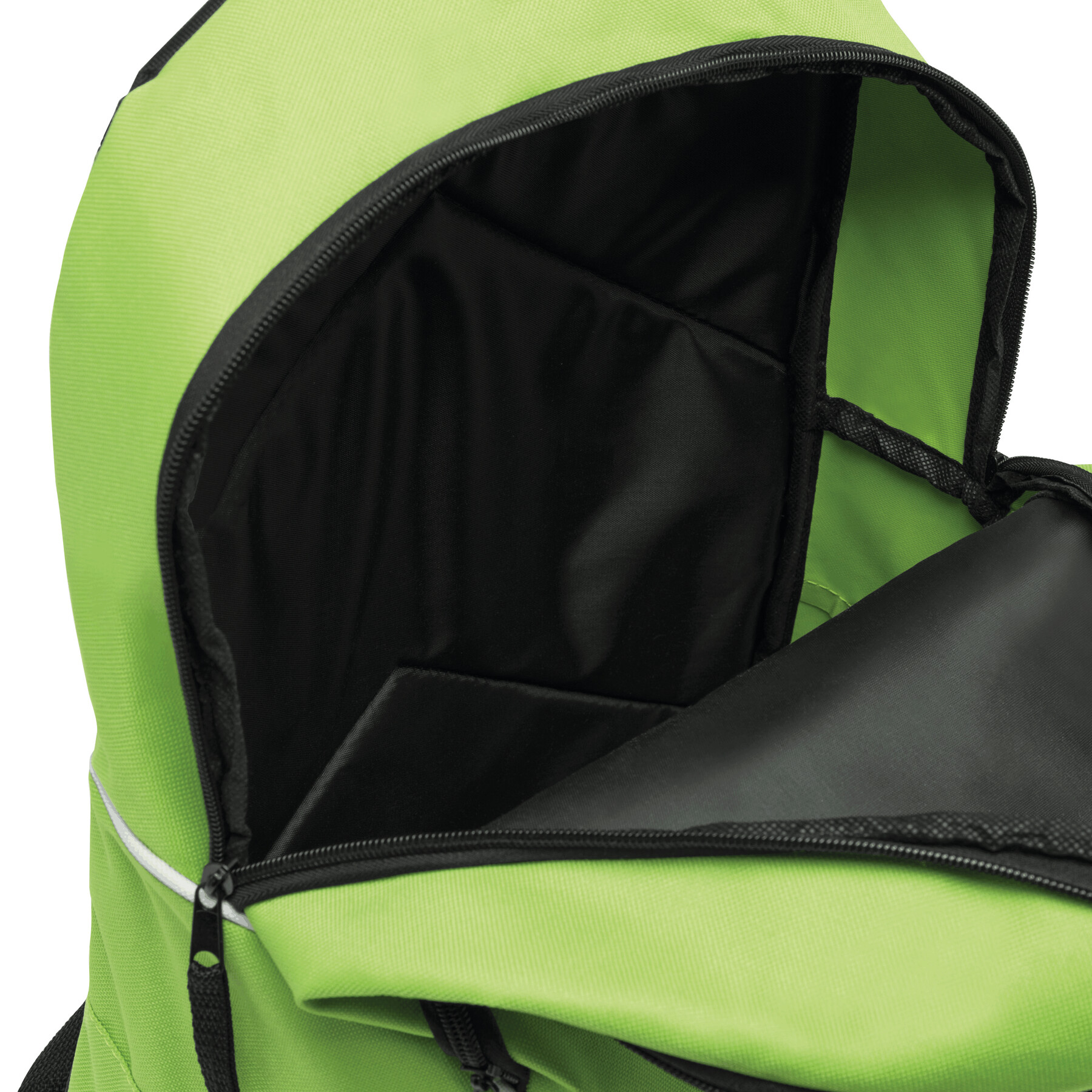 Batoh CURVE - černá / světle zelená Batoh CURVE - černá / světle zelená