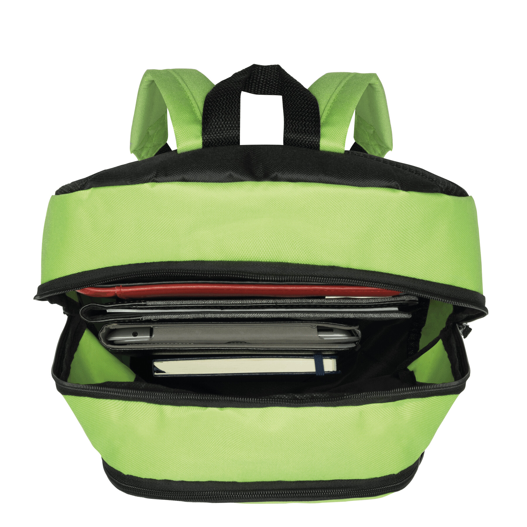 Batoh CURVE - černá / světle zelená Batoh CURVE - černá / světle zelená