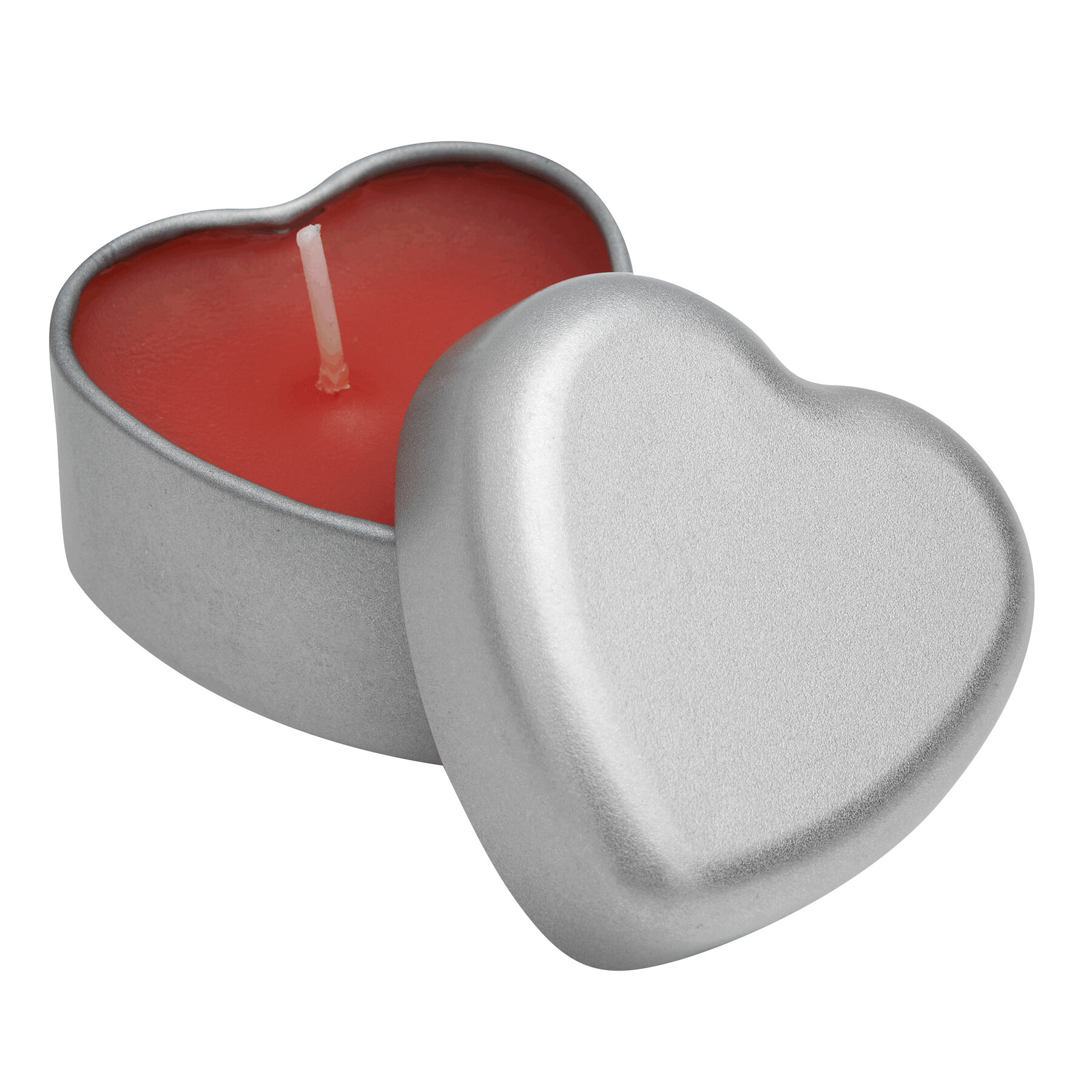 Svíčka s vůni vanilky GOOD SPIRITS - červená / stříbrná Svíčka s vůni vanilky GOOD SPIRITS - červená / stříbrná