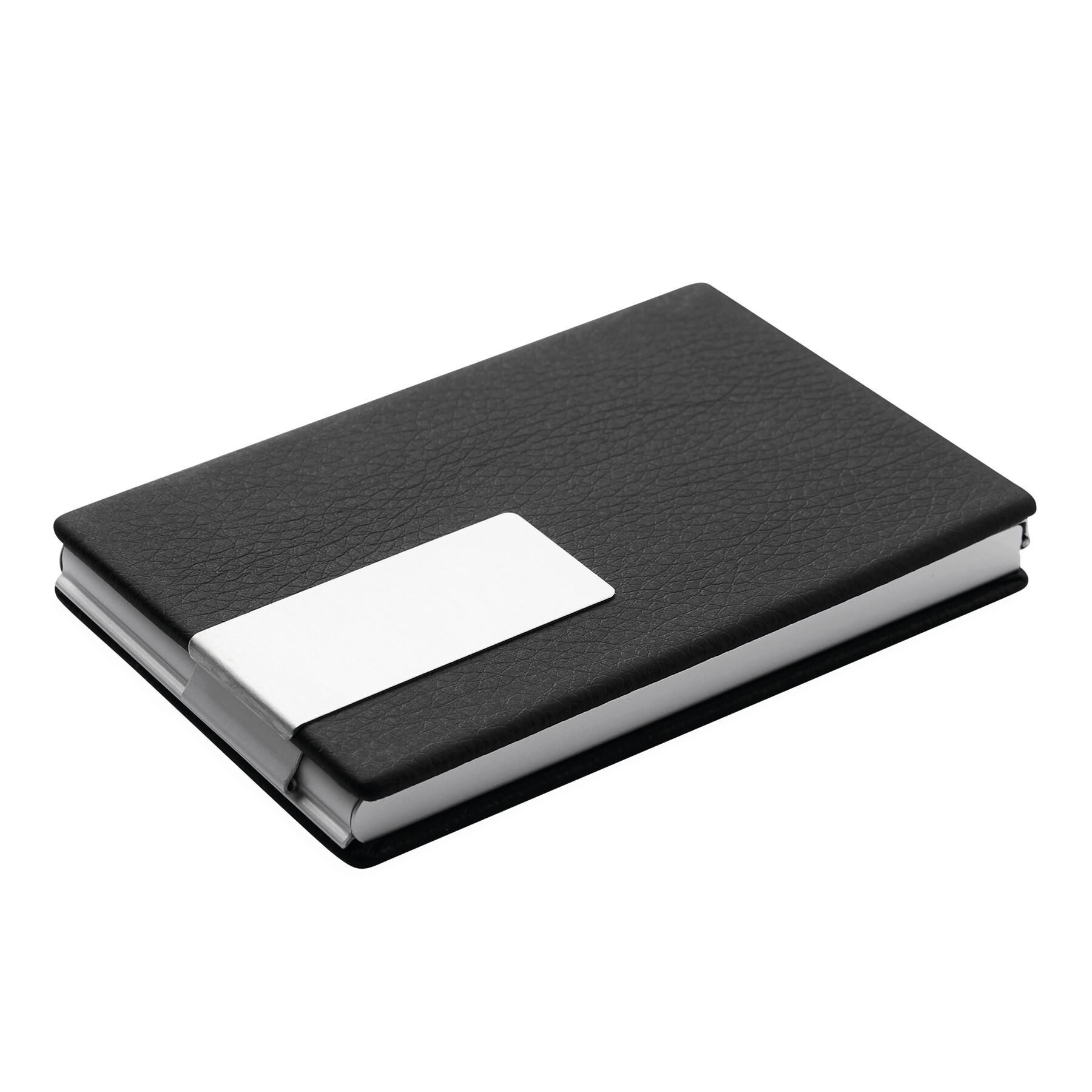 Elegantní pouzdro na vizitky COOL CARDS - černá / stříbrná