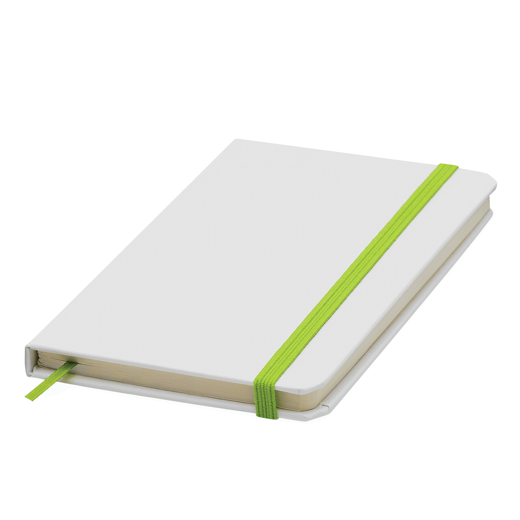 Zápisník AUTHOR ve formátu A6 - bílá / zelená Zápisník AUTHOR ve formátu A6 - bílá / zelená