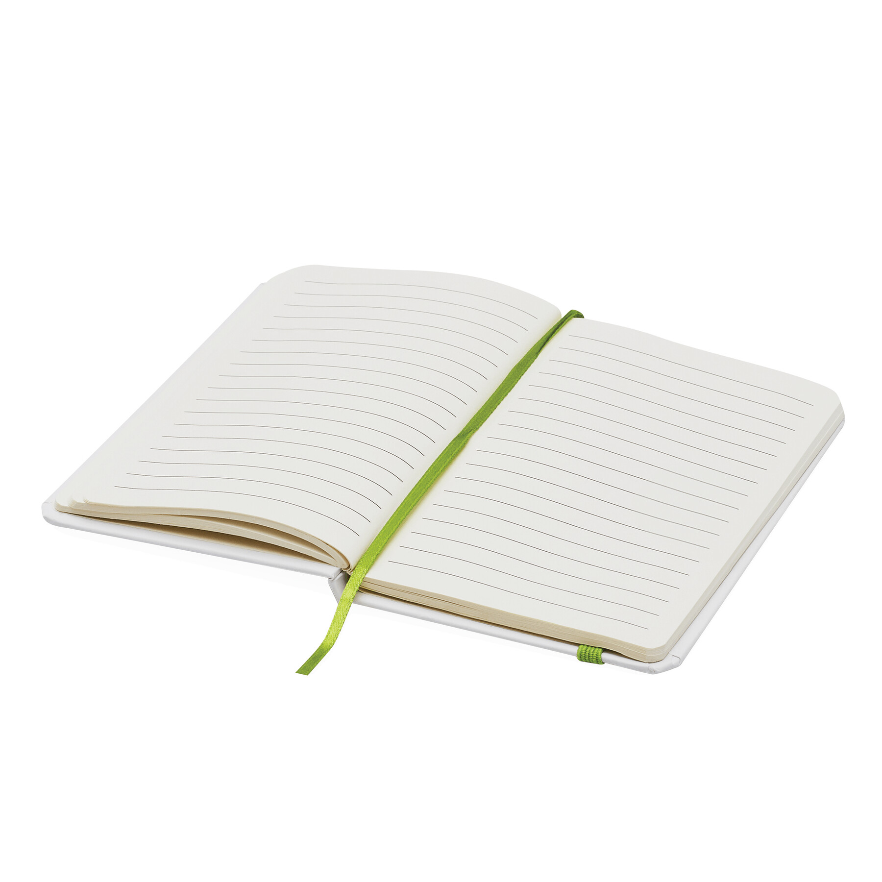 Zápisník AUTHOR ve formátu A6 - bílá / zelená Zápisník AUTHOR ve formátu A6 - bílá / zelená