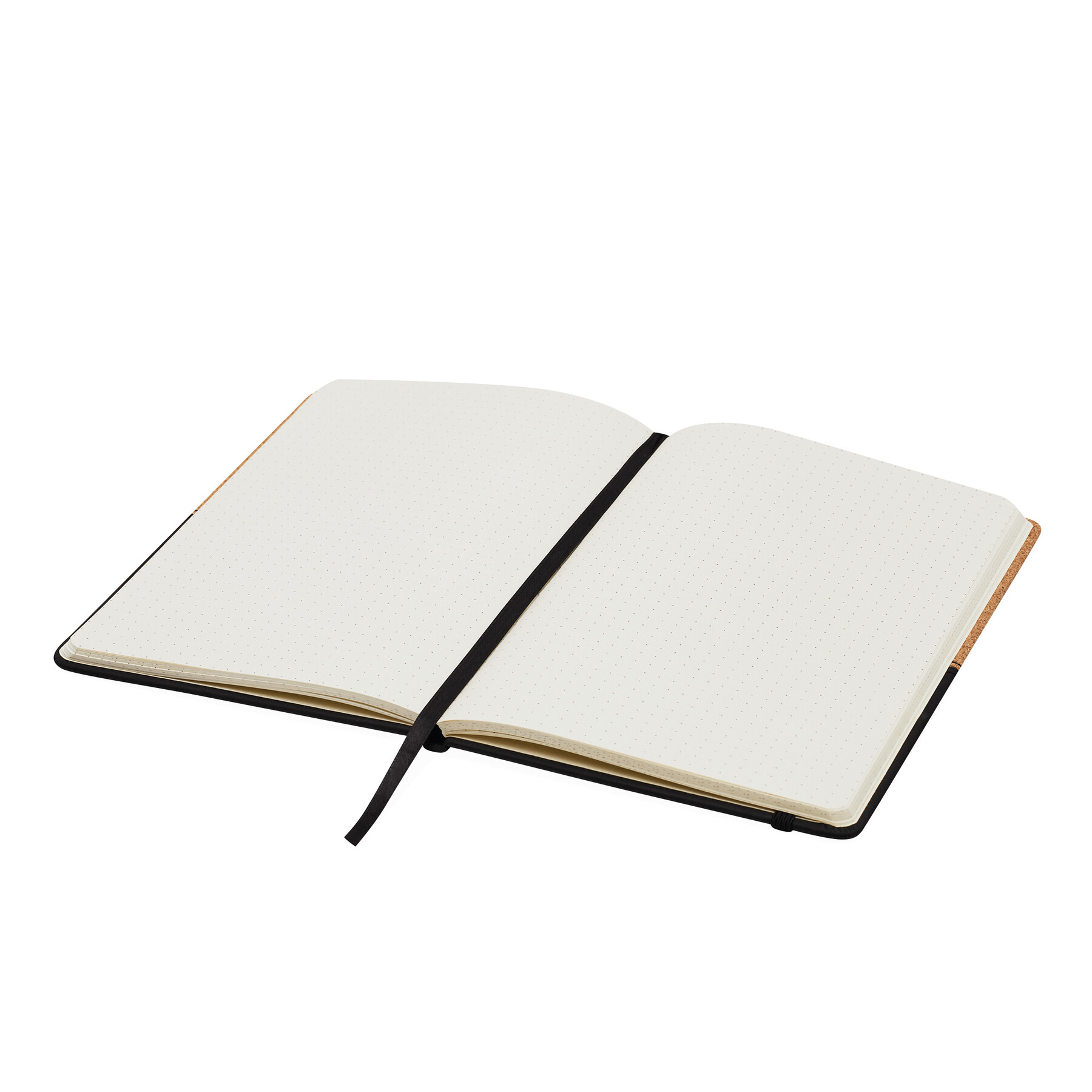 Zápisník CORKY, formát A6 - černá / hnědá Zápisník CORKY, formát A6 - černá / hnědá