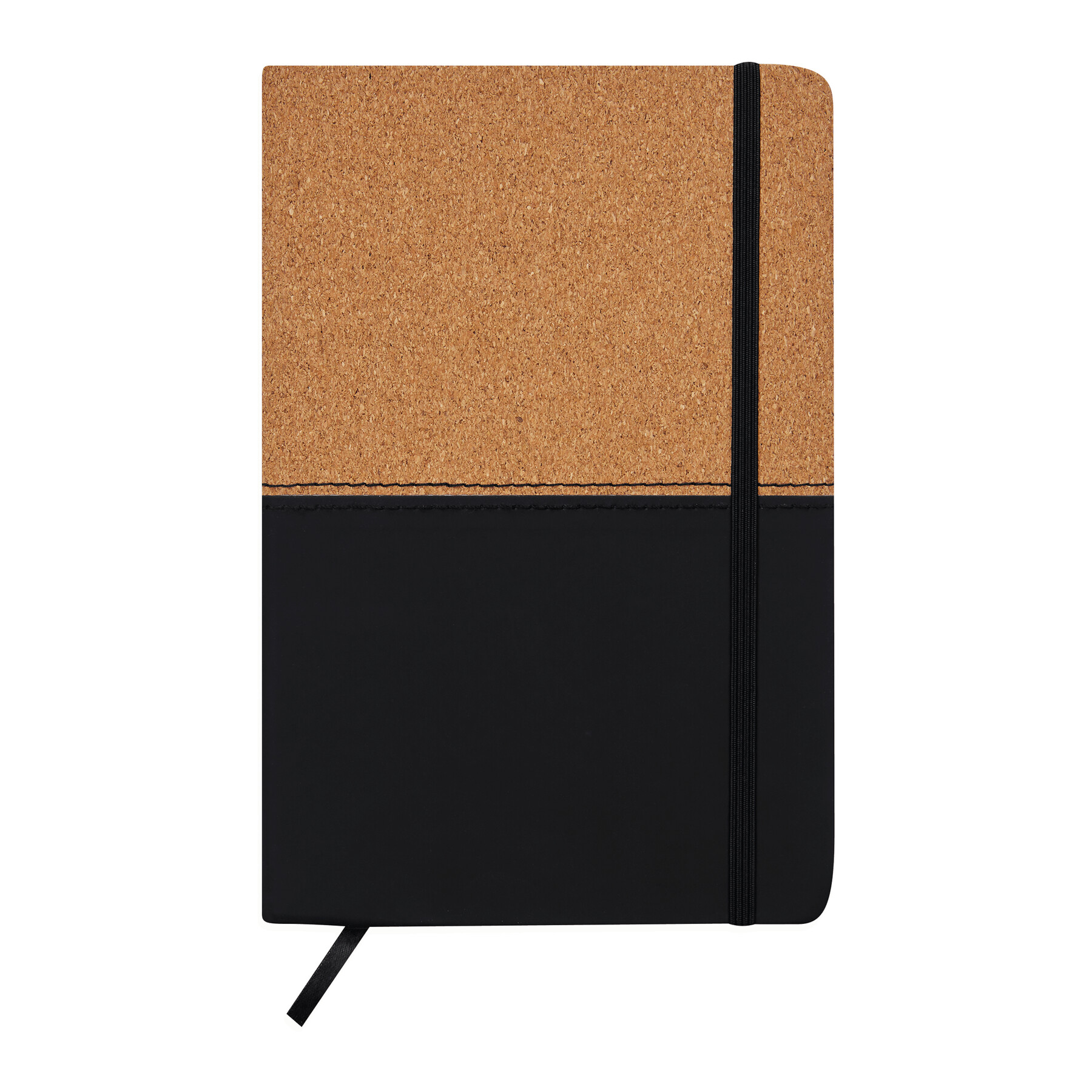 Zápisník CORKY, formát A6 - černá / hnědá Zápisník CORKY, formát A6 - černá / hnědá