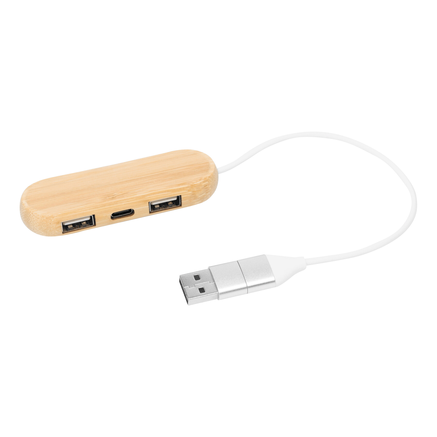 USB rozbočovač MULTIPLIER - hnědá USB rozbočovač MULTIPLIER - hnědá
