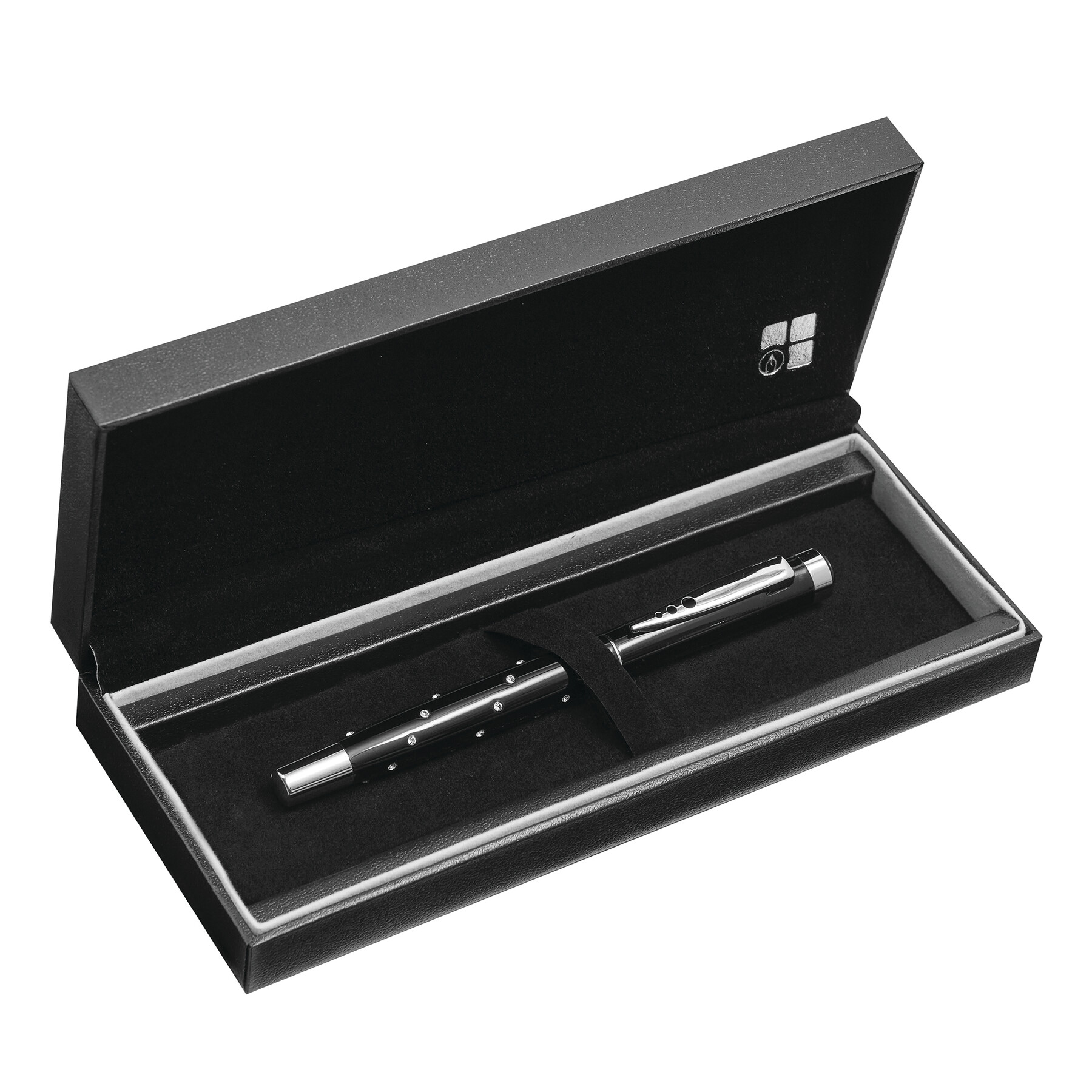 Kovový roller RIGA - černá / stříbrná Kovový roller RIGA - černá / stříbrná