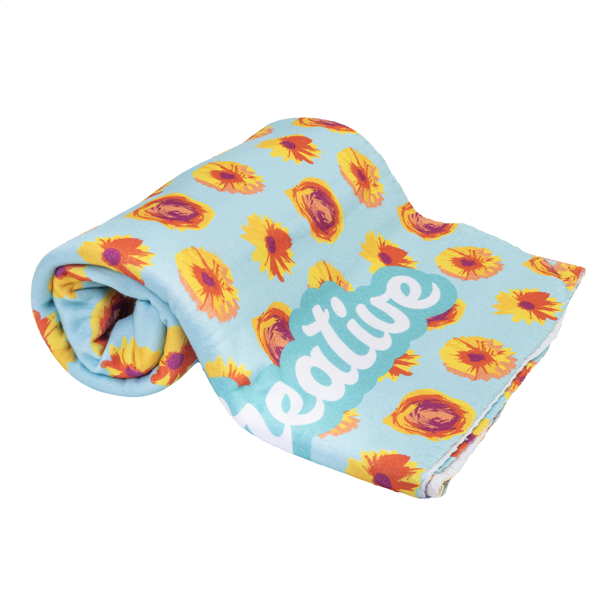 CreaFleece polární deka z RPET na zakázku Bílá