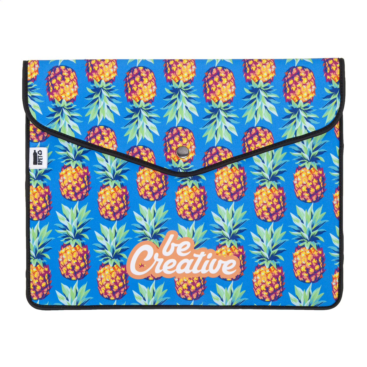 Compack taška na dokumenty z RPET na zakázku Černá