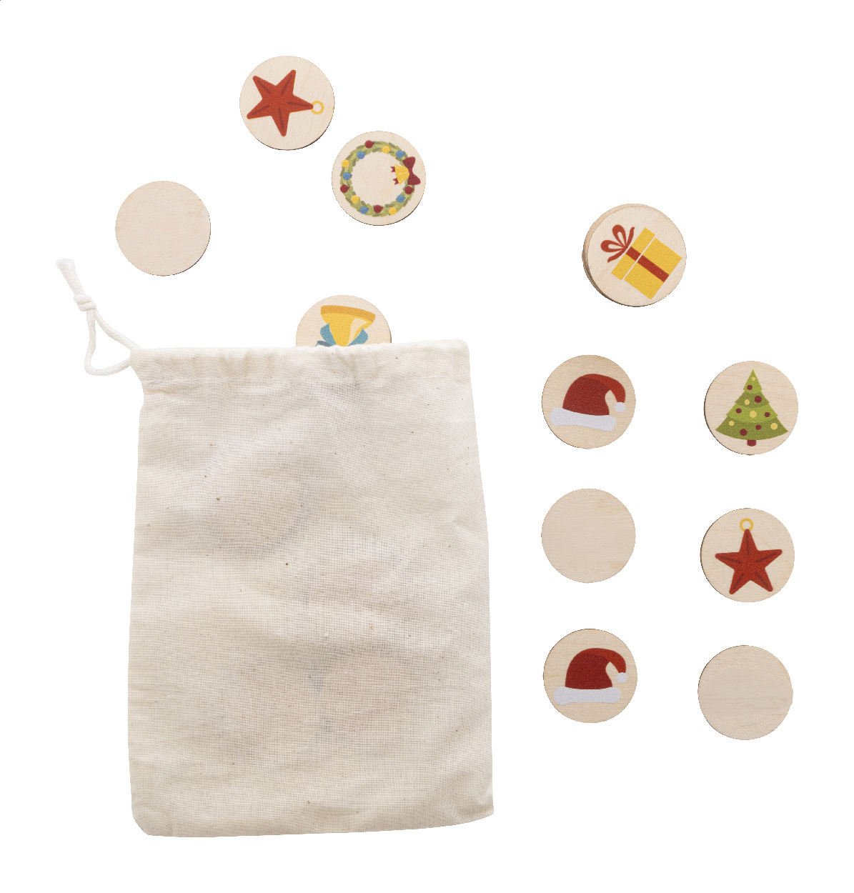 Junoppi vánoční pexeso Přírodní