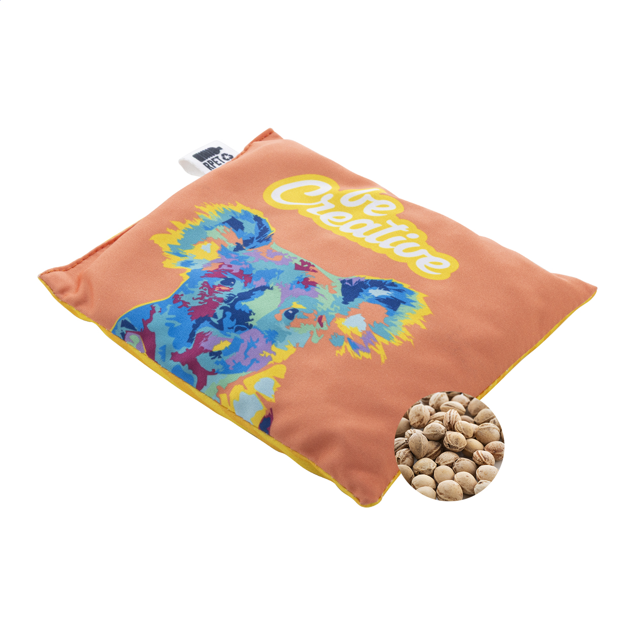 PitHeat polštářek s třešňovými peckami Bílá