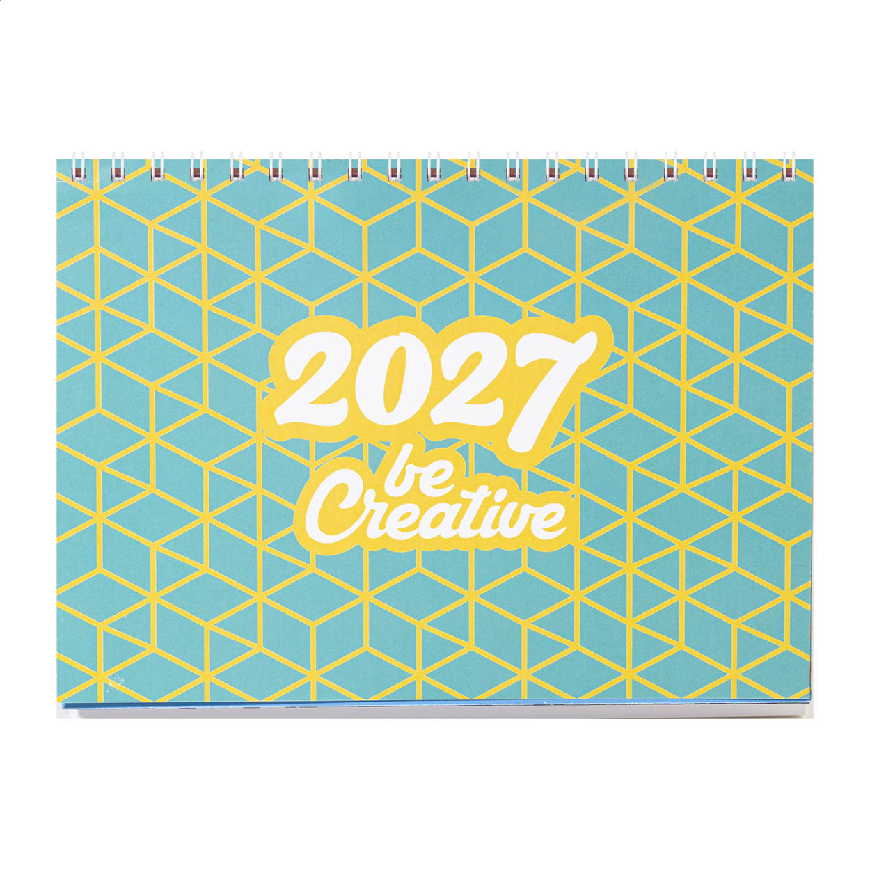 CreaDate Desk stolní kalendář na zakázku Bílá