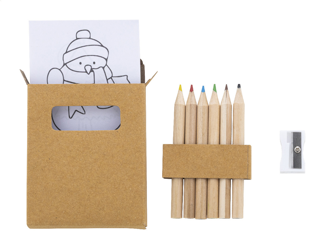 Jolably vánoční sada s omalovánkami Přírodní