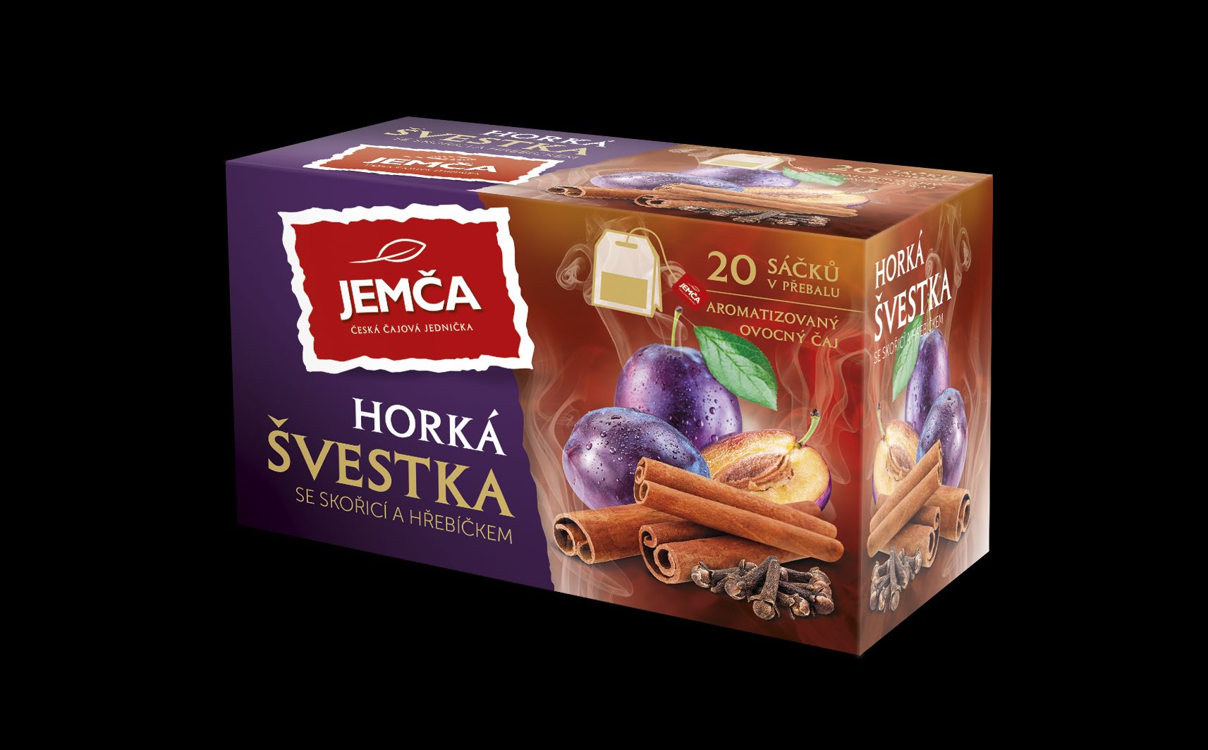 HORKÁ ŠVESTKA se skořicí a hřebíčkem, 40 g