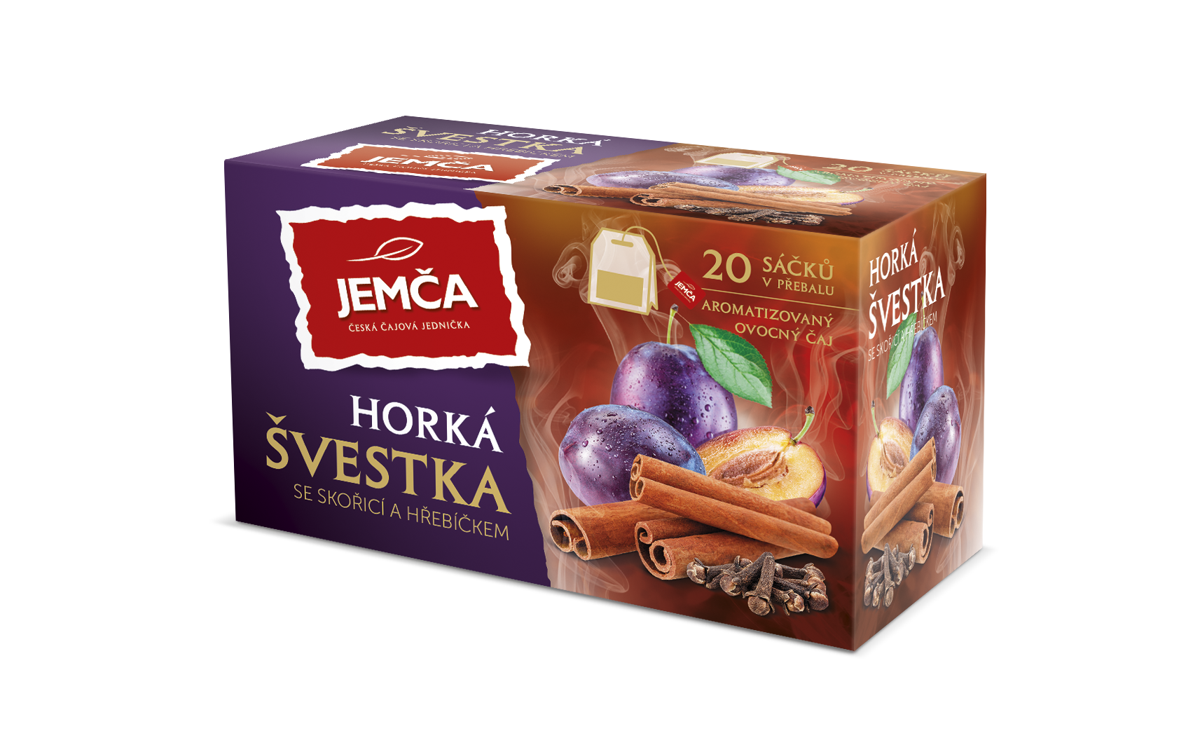 HORKÁ ŠVESTKA se skořicí a hřebíčkem, 40 g