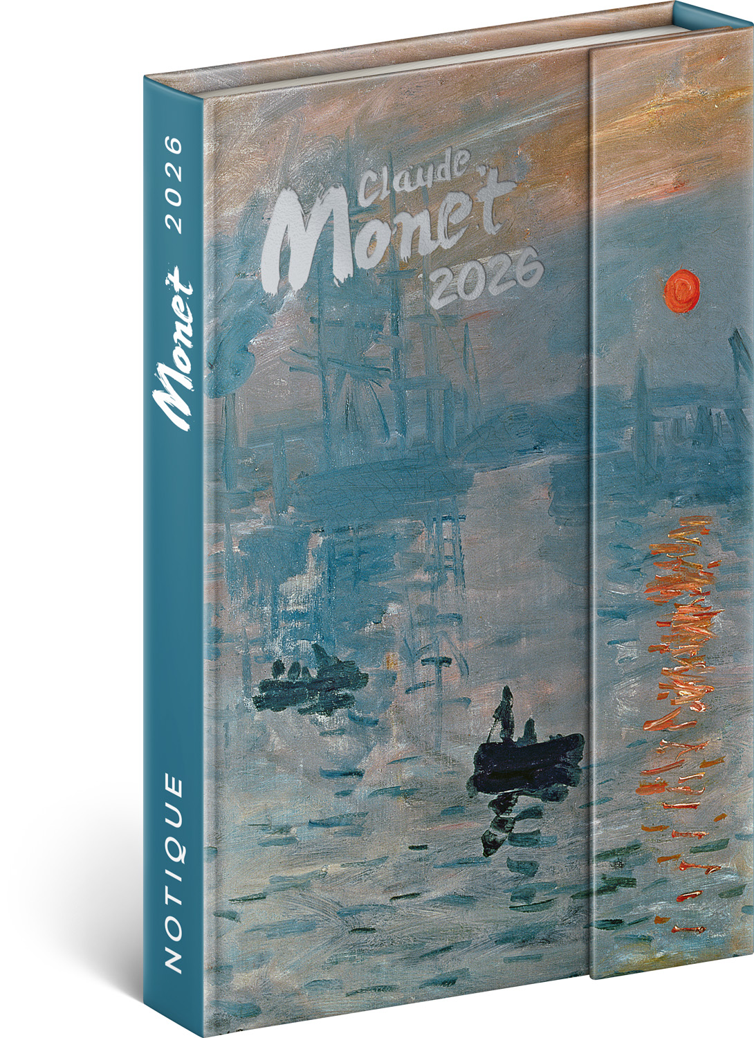 Týdenní magnetický diář Claude Monet 2026, 11x16 cm - západní Týdenní magnetický diář Claude Monet 2026, 11x16 cm - západní