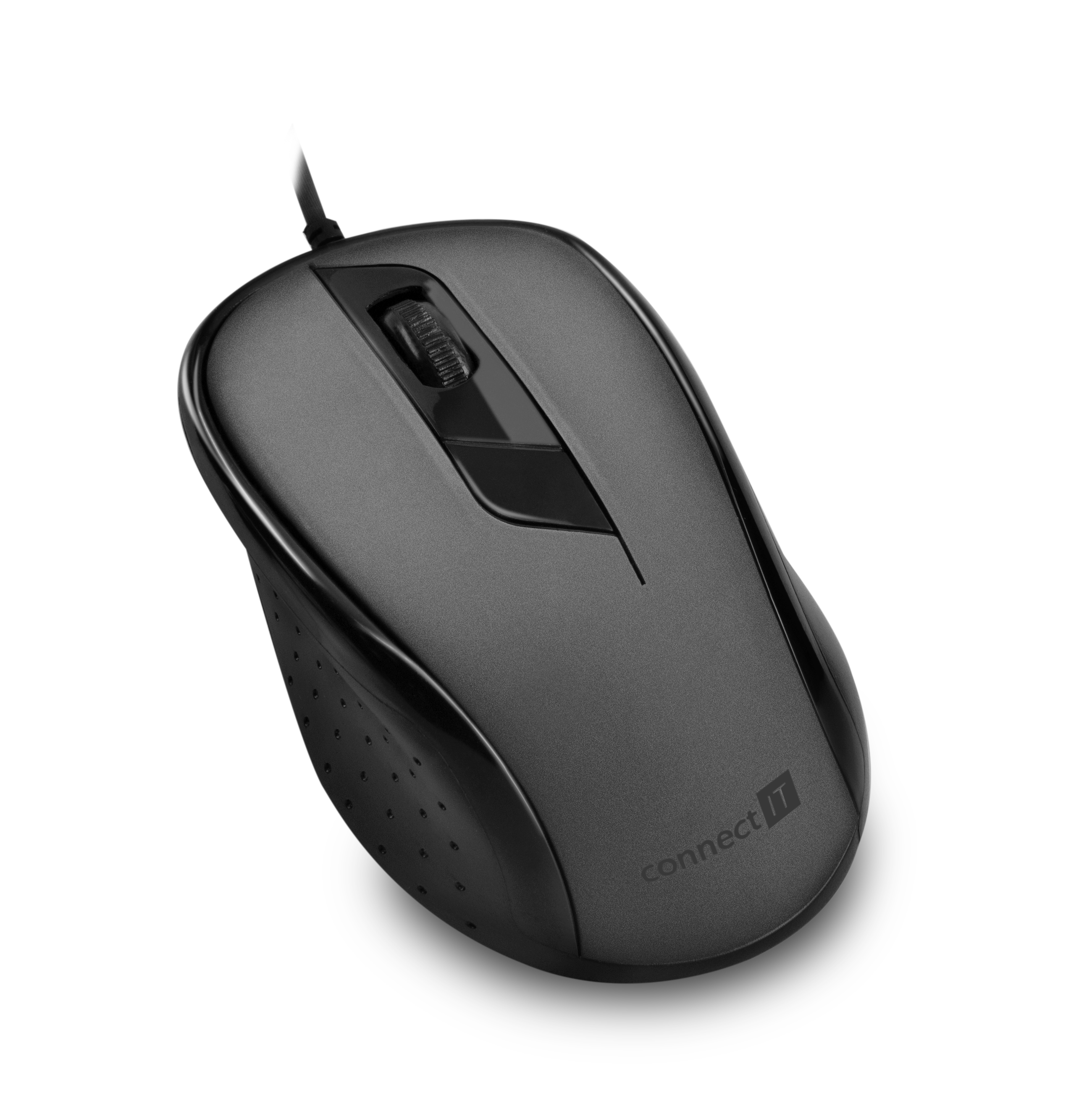 CONNECT IT Optická myš, USB - Šedá