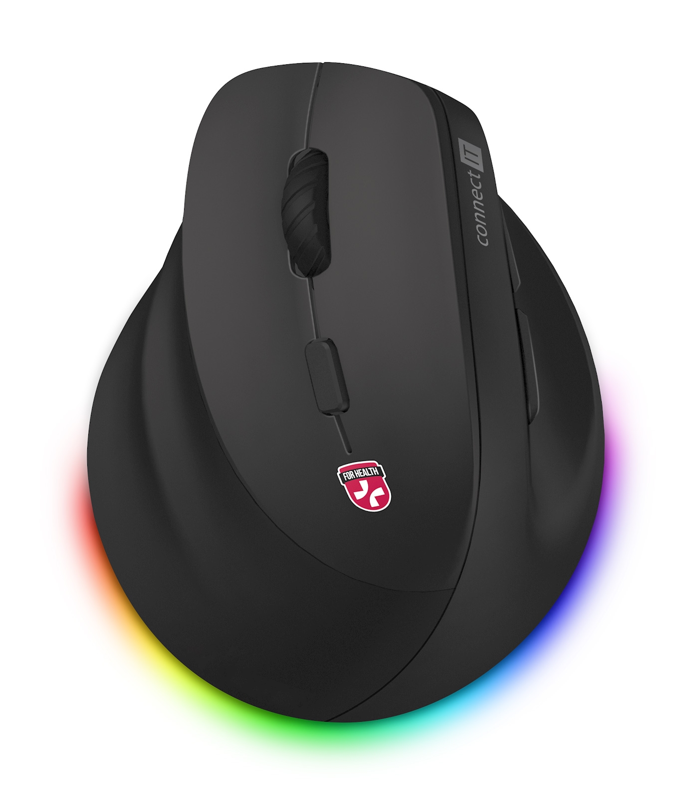 CONNECT IT FOR HEALTH Cloudy Left vertikální myš pro leváky - Černá